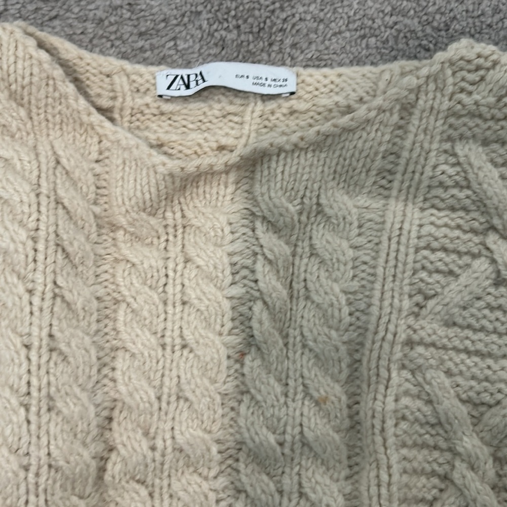 Zara cable knit sweater - Picture 5 of 5
